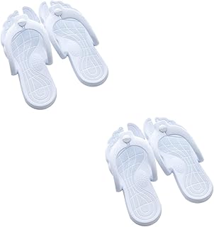 Adorainbow 2 Pairs Beach Slippers Mens Slippers Summer Sandals Pedicure Travel Soft Cushioned Slipper Salon Slipper Cool Slipper for Beach Men Flip-Flops Plastic Slipper