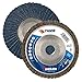 Weiler 50502 Tiger Abrasive Flap Disc, Type 29, Round Hole, Aluminum Backing, Zirconia Alumina, 4" Dia., 36 Grit