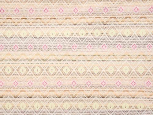 Tela Jacquard tejida de algodón multicolor - por metro