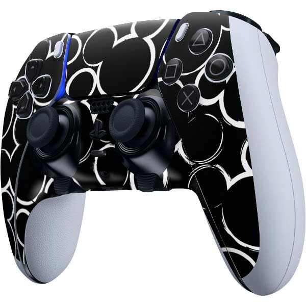 Skinit Decal Gaming Skin Compatible with PS5 DualSense Edge Pro Controller - Officially Licensed Disney Mickey Mouse Logo Pattern Design