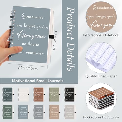 Carnets à spirale avec messages de motivation pour les réunions d'équipe - 2