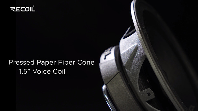 Amazon.com: RECOIL MS65-4P 6.5-Inch Midrange Pro Audio Car