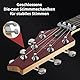 Rocktile Sidewinder E-Gitarre - Rocktile Heavy-Series - Korpus: Linde - 2 Humbucker Tonabnehmer - 22 Bünde - FR-Style Tremolo - Rot