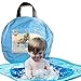 Smart Planet® Pop-Up Strand Pool für Kleinkinder - 80 x 80 x 15 cm Planschbecken für Kinder zum Spielen im Sand Strand
