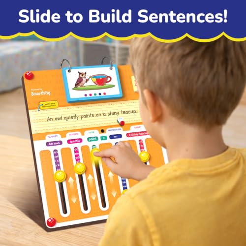 Image of Smartivity Sentence Building Learning Game for Kids 6-10 Years I 100+ Sentences, Learn Parts of Speech I Educational Birthday Gift for Boys & Girls Ages 6,7,8,9,10 Years, Travel Friendly
