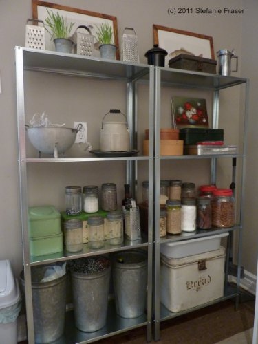 IKEA HYLLIS ZINCATA GRANDE RIPIANO, PER INTERNO O ESTERNO