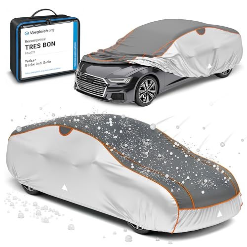 WALSER B&acirc;che de Voiture Anti-gr&ecirc;le Perma Protect, R&eacute;compense Tr&egrave;s Bon* Housse de Protection Anti-gr&ecirc;le, Certifi&eacute; par Le T&Uuml;V Autriche* b&acirc;che Contre la gr&ecirc;le, Couverture de Protection Voiture Taille 2