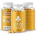 Vital Turmeric Gummies - Turmeric Curcumin Supplement with Ginger - Tasty Gummy Alternative to Turmeric Capsules - Anti-Inflammatory - Supports Joint Pain Relief