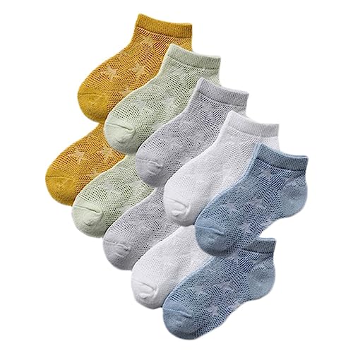 BESTYASH Summer Socks for Toddle Summer Socks for Children Socks Summer Childrens Socks Breathable Socks Sock Em4