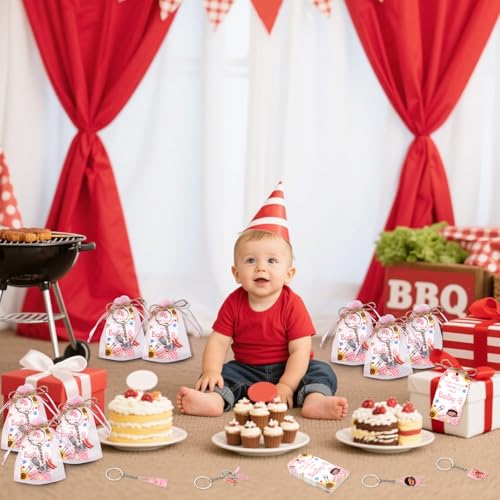 Image of Party Favors Theme Baby-Shower Keychain Set