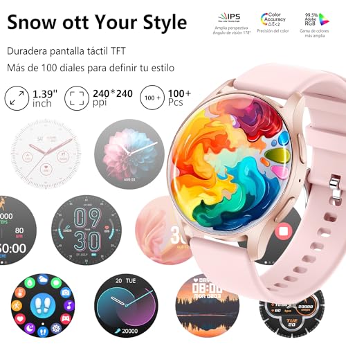 Smartwatch, Wireless smartwatch rosa Marca RUBOQE (3)