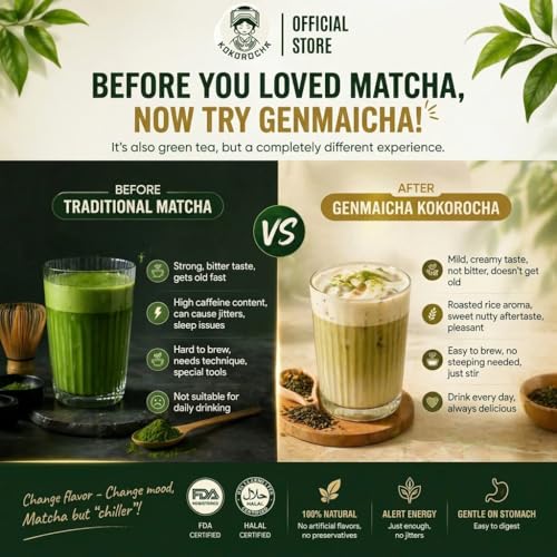 Té verde Genmaicha en polvo 40 g miniatura 6