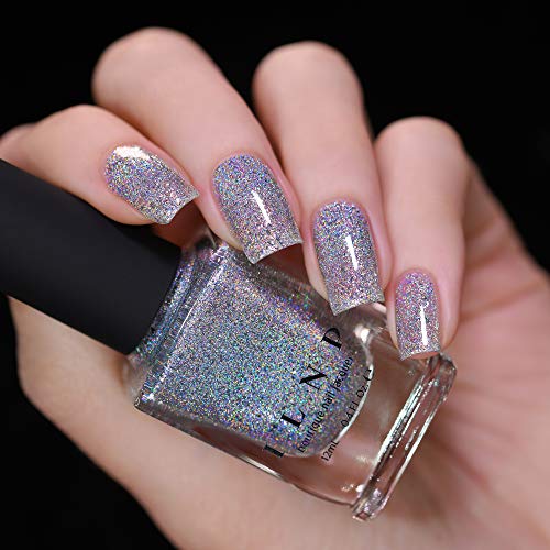 Image of ILNP The Lighthouse - Intense Silver Ultra Holographic Metallic Nail Polish