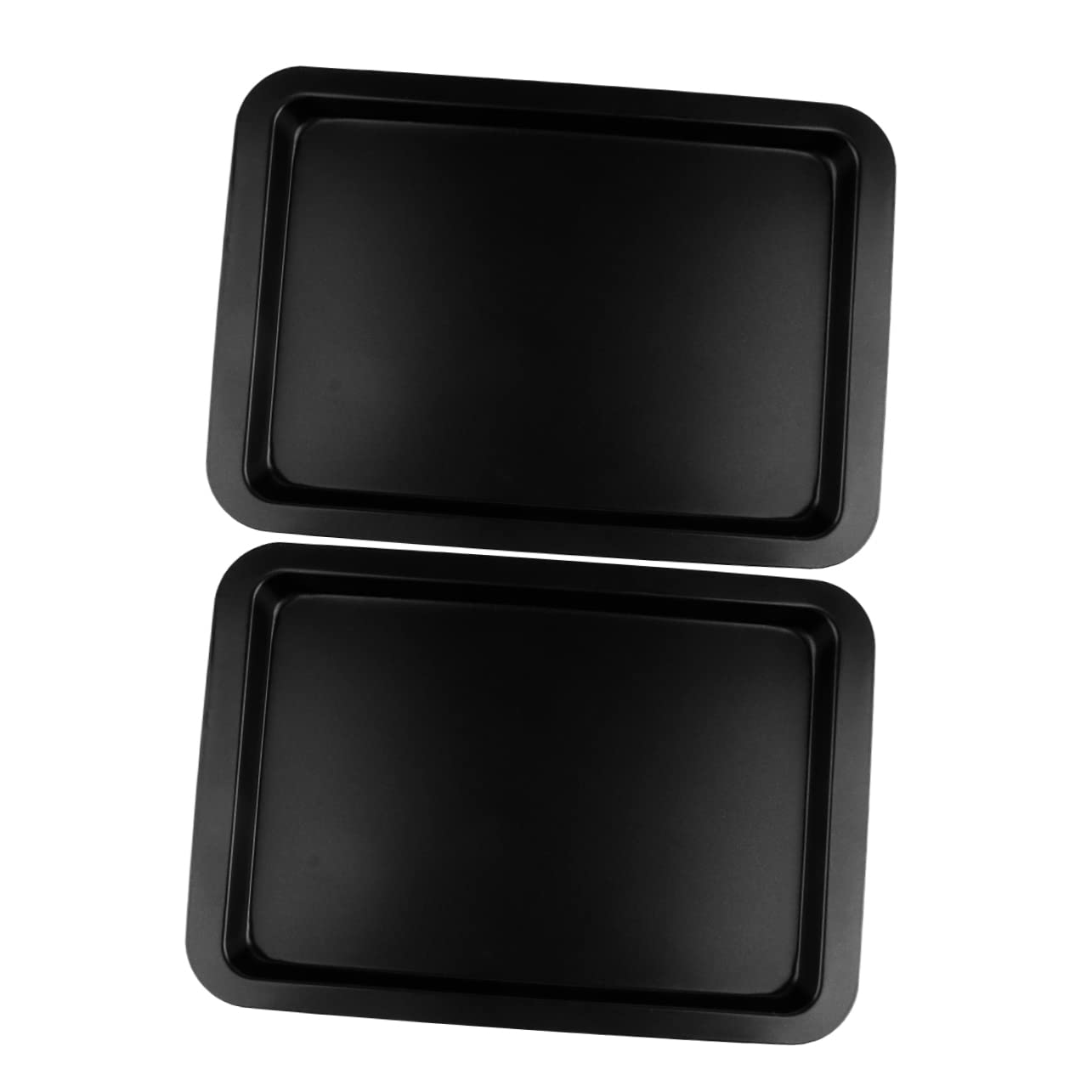CIYODO 1set Non-stick Rectangular Baking Pans Bakeware for Bread and Cakes High Strength and Black