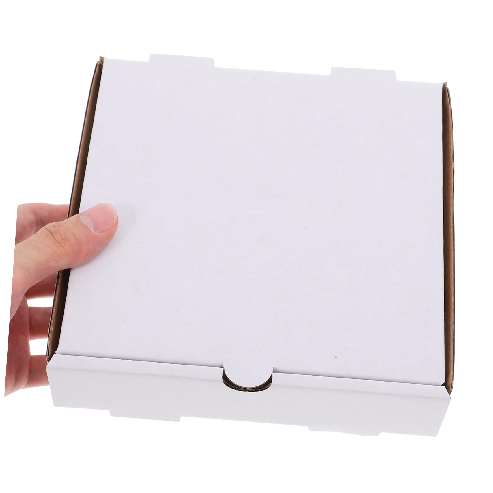 30kawałki Sztuk Białych Kartonowych Pudełek Pizzę Cali Ekologiczne Wodoodporne Pudełka Wynos Do Pizzy Ciast i Ciasteczek Utrzymuje Świeżość Do Użytku Piekarniku