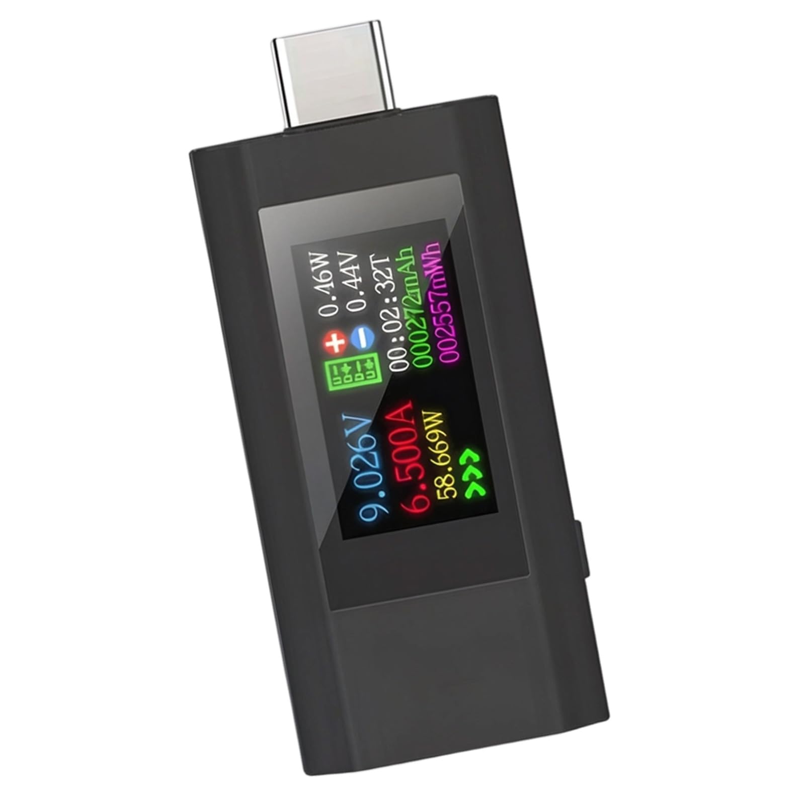 USB C Power Analyzers Voltmeter Ammeter Measuring Voltages Current Up to 30V 5.1A with Low Resistance Design Voltmeter Ammeter