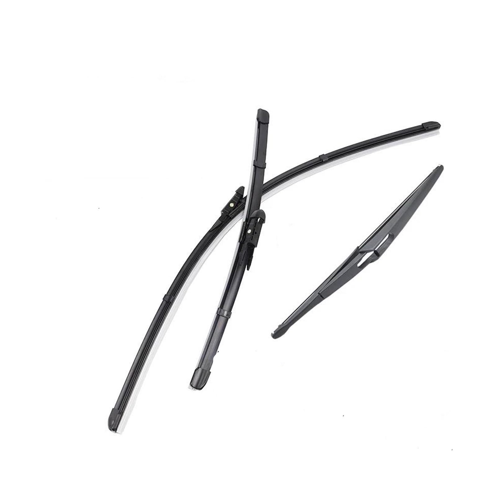 Limpiaparabrisas Para Para Qashqai J10 2006-2013 Juego Escobillas Limpiaparabrisas Delanteras Y Traseras Parabrisas Cepillos Para Ventanas 24"+15"+12" Delanteros Cepillos