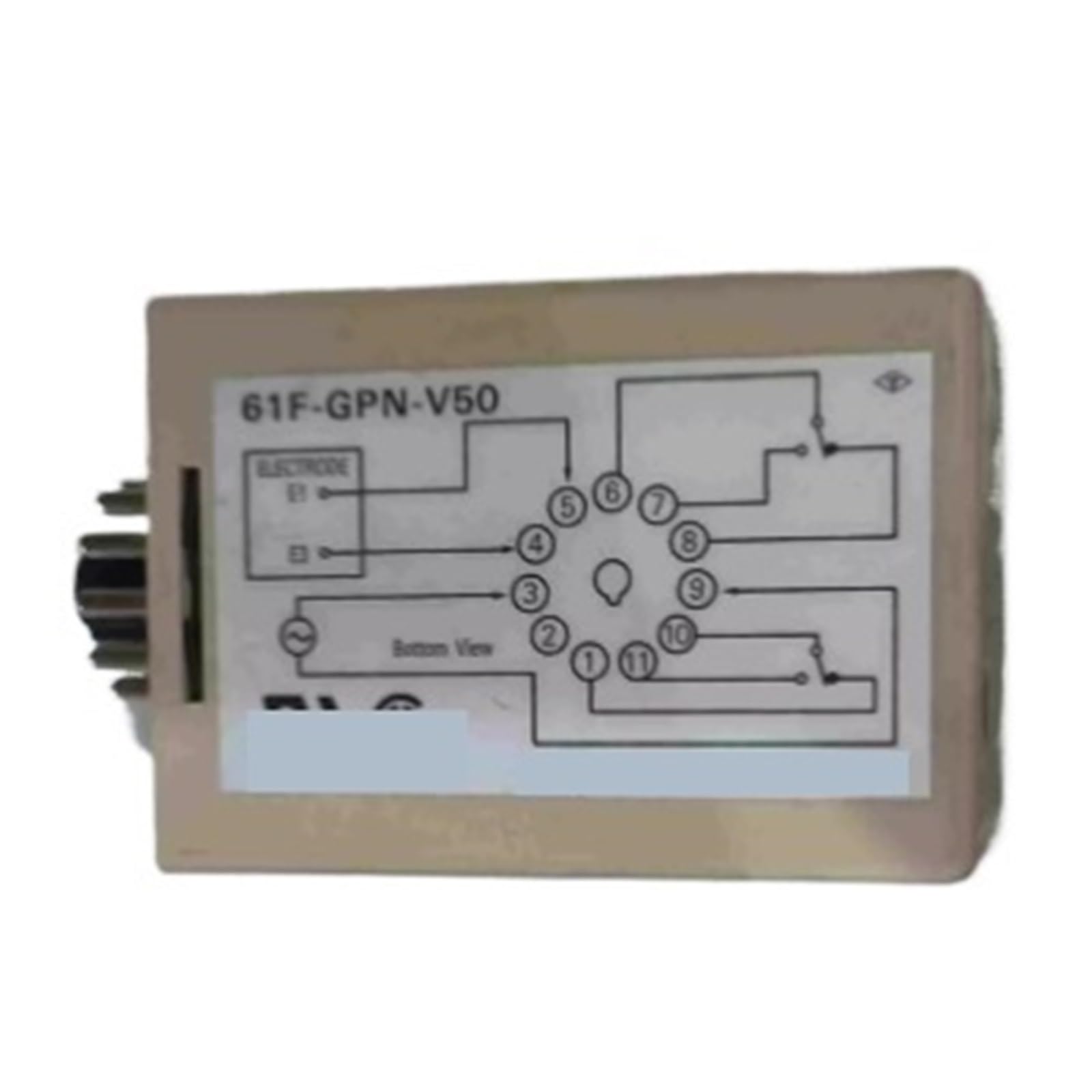 61F-GPN-V50 220VAC 110VAC przekaźnik poziomu cieczy regulator poziomu wody czujnik poziomu odpowiedni do fabryk przemysłowych itp. (110VAC)