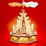 weihnachtspyramiden ersatzteile SIKORA Weihnachtswelt - hergestellt aus hochwertigem Birkensperrholz - Maße: Höhe ca. 32,5 cm, Durchmesser ca. 22 cm