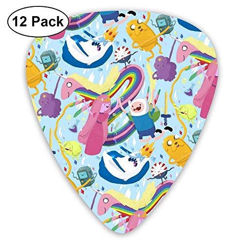 Wallpaper Adventure Time Characters Guitar Picks Electric Guitar 12 Pack