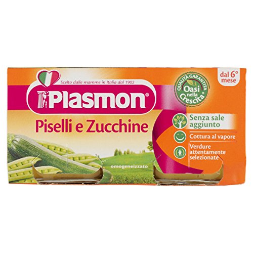 Plasmon omo piselli/zucchine 80x2