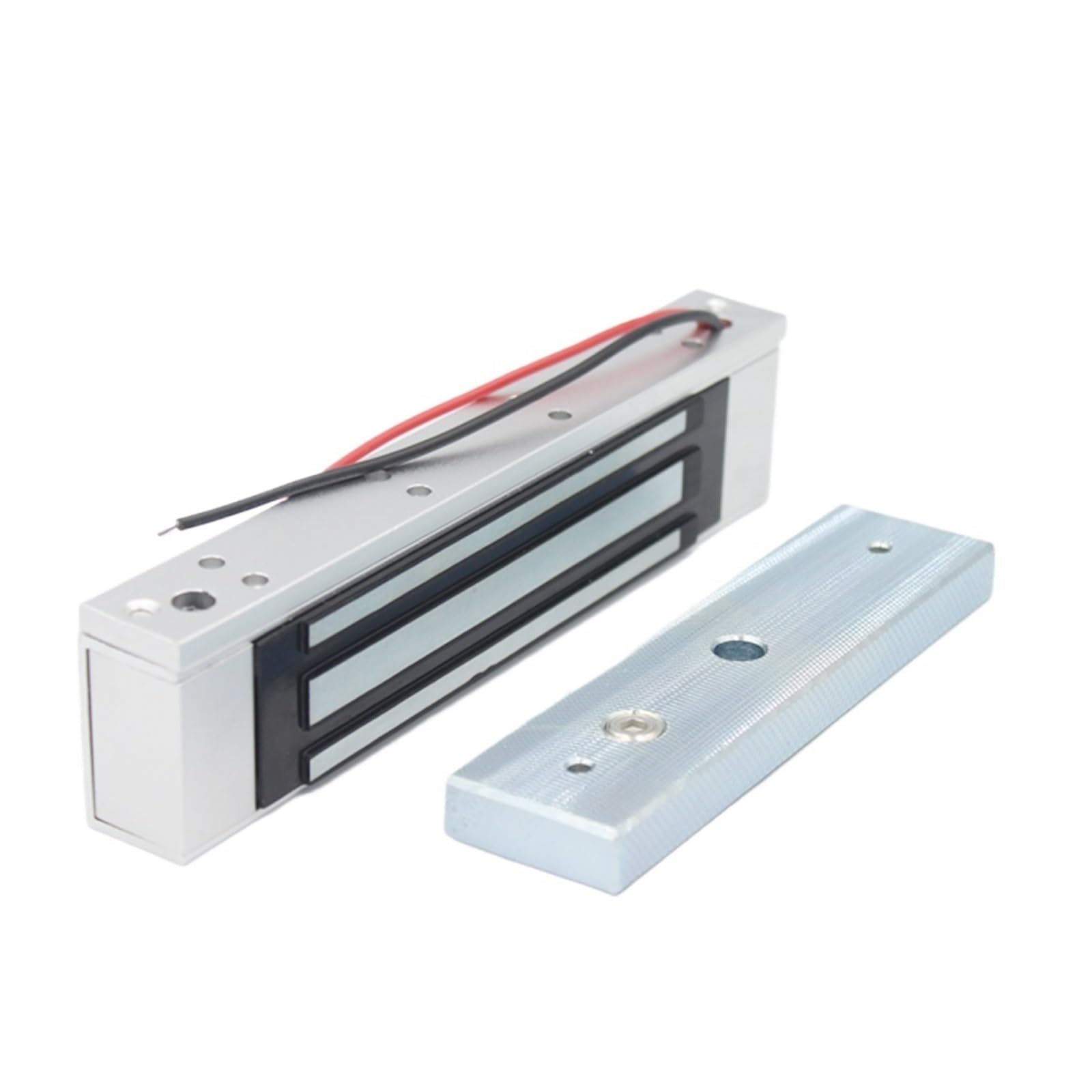 Cerradura magnética electromagnética Puerta electrónica con cerradura magnética | Abridor de puerta eléctrico, fuerza de retención de succión electromagnética for de control de acceso(280kg B)