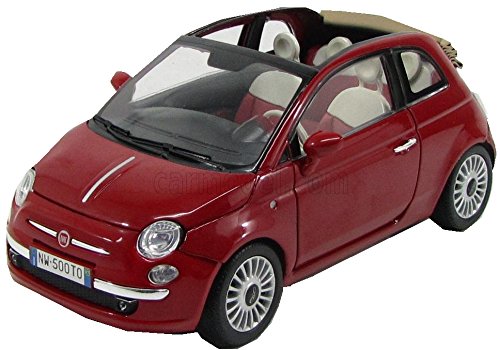 Preisvergleich Produktbild Motor Max MM79164RD - FIAT Nuova 500 Cabrio, Fahrzeug, rot