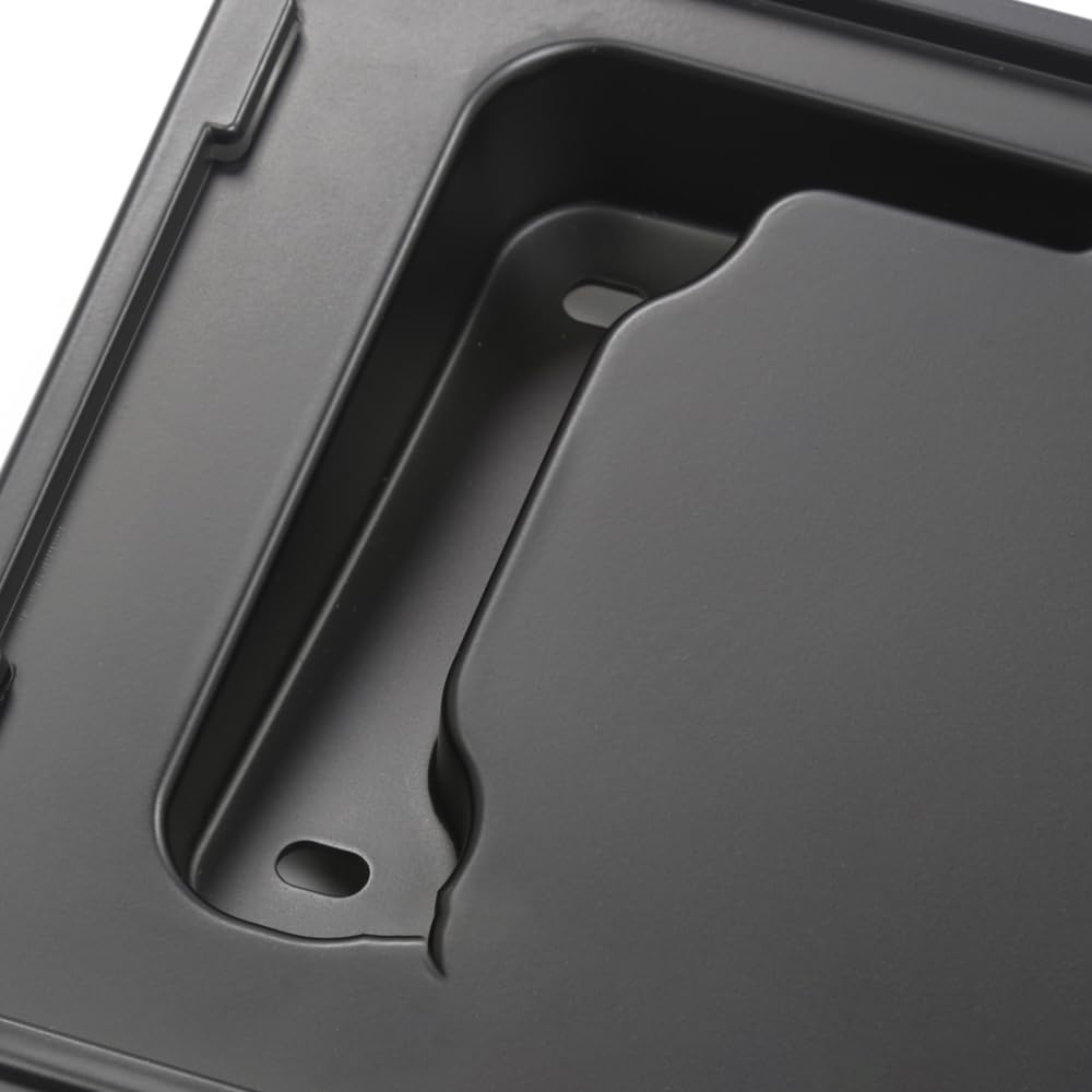 Para Tesla Model Y 2022, accesorios para automóvil, paquete de 2 unidades, marco portamatrículas delantero y trasero de ABS fibra de carbono, soporte de montaje y cubierta, estilismo de coche (negro