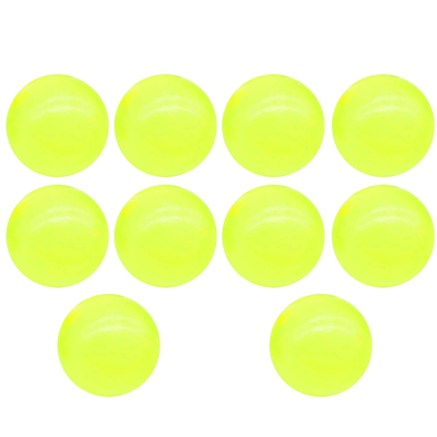 10PCS Glorbs Balls, Glorbs Sticky Balls to Throw at Ceiling, Glow Balls Glow in The Dark Luminous Fluorescent Stress Wall Balls, Jumping Fidget Toy for Kids and Adults, Anxiety Relief (Yellow,4.5cm)