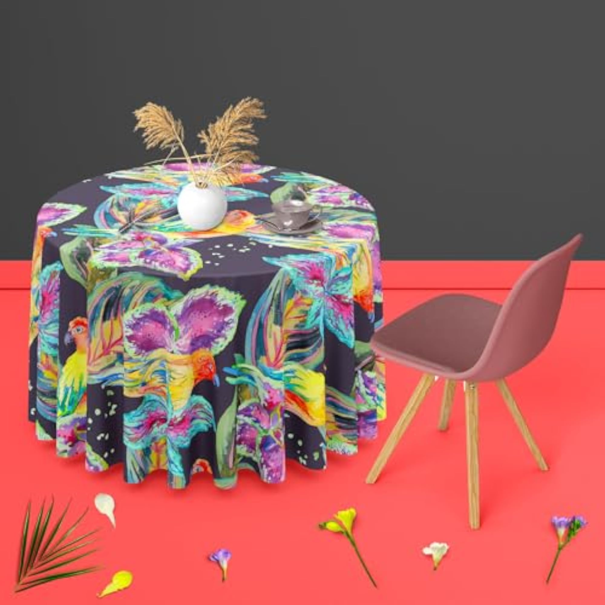 Exotic Art D1 Table Cloth Cover for Dining & Center Table