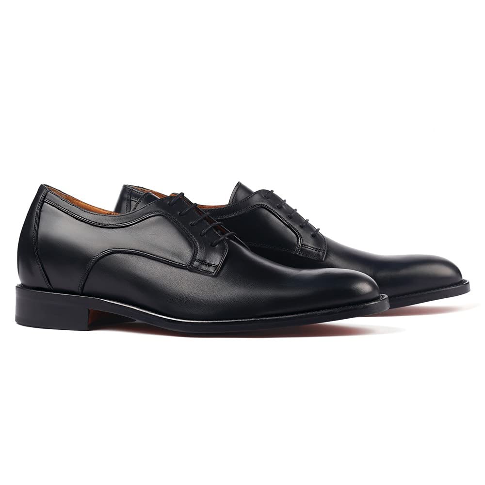 MASALTOS Zapatos de Hombre con Alzas Que Aumentan Altura hasta 7 cm. Fabricados en Piel. Modelo Boston