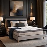 Sleepnexis Full Mattress 10 Inch, Luxury Full Hybrid Mattress in a Box, Medium Firm Cooling Gel Memory Foam & Advanced Pocket Coil Mattress, Pressure Relief, Motion Isolation, CertiPUR-US & Oeko-TEX