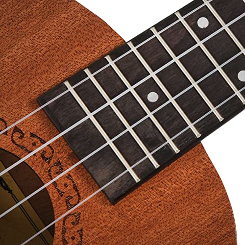 Qutsvosh Ukulele de concert 4 cordes Hawaiian Mini guitare Instruments de musique pour debutants (23 pouces) - Les Beatles, Paul McCartney, John Lennon, RIngo Starr, George Harrison Qutsvosh Ukulele de concert 4 cordes Hawaiian Mini guitare Instruments de musique pour debutants (23 pouces) – Image 7