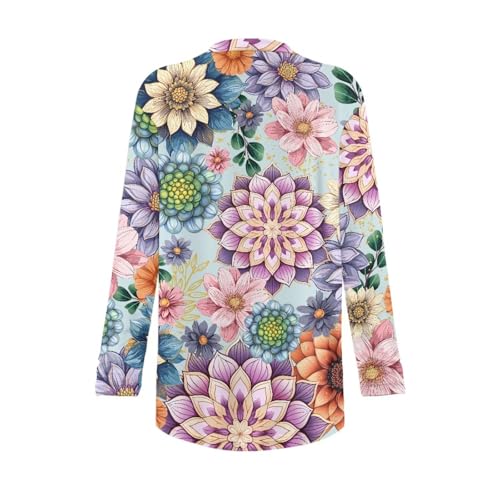 Image of Biyejit Women's Long Sleeve Open Front Cardigan Casual Loose Lightweight Cardigans with Pockets Drape Cardigan