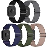 CUNUJIX 5 piezas de pulsera elástica de nailon de repuesto para Xiaomi Redmi Watch 5 Active/Lite pulsera, 120mm bis