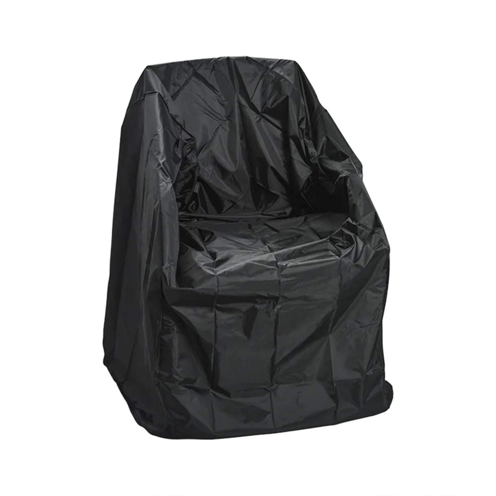 Ndlhxkfrp Black Outdoor Stacking Chair Cover, 210D Rainproof Garden Stacking Chair Cover