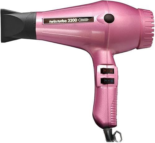 Miniatura 8 de Turbo Power Twin Turbo 3200 MAX - Secador de pelo negro iónico y cerámica y difusor de malla metálica M Hair Designs (paquete de 2 artículos)