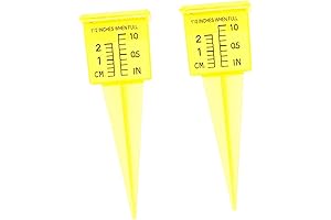2-Piece Lawn Watering Gauge: Monitor Your Sprinkler System Effectively