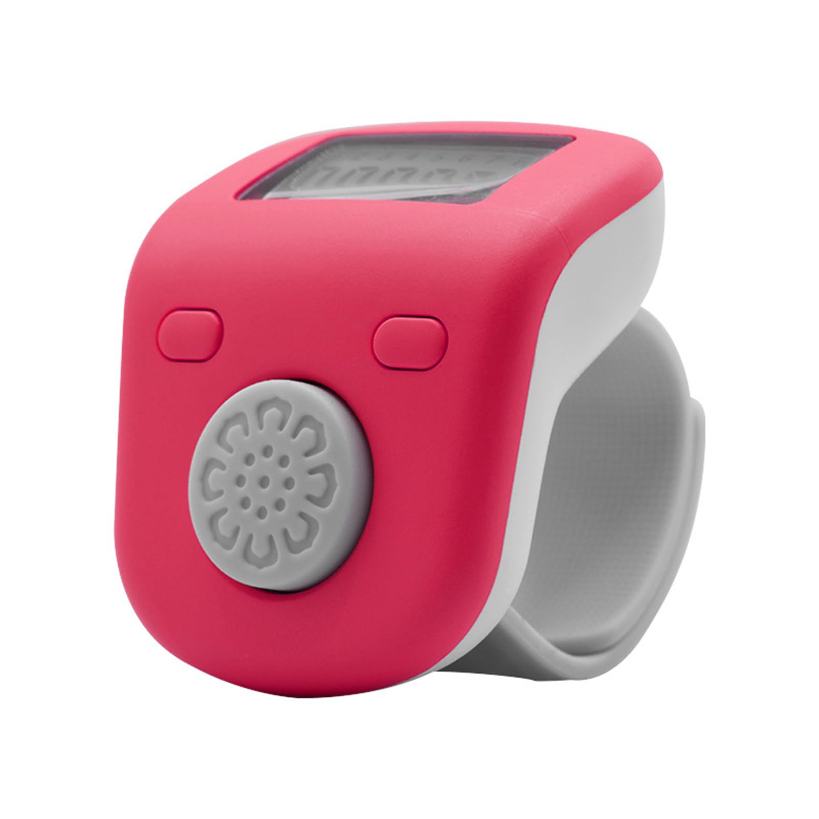 Kelisdi Red Ergonomic Finger Counter Digital Count Counter For Warehouse Stocktaking Score Believers Tasbih Counting Easy Carry Inventory Clickers
