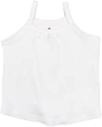 Miniatura 6 de HonestBaby Paquete de 5 camisetas sin mangas 100% algodón orgánico para bebés y niñas pequeñas