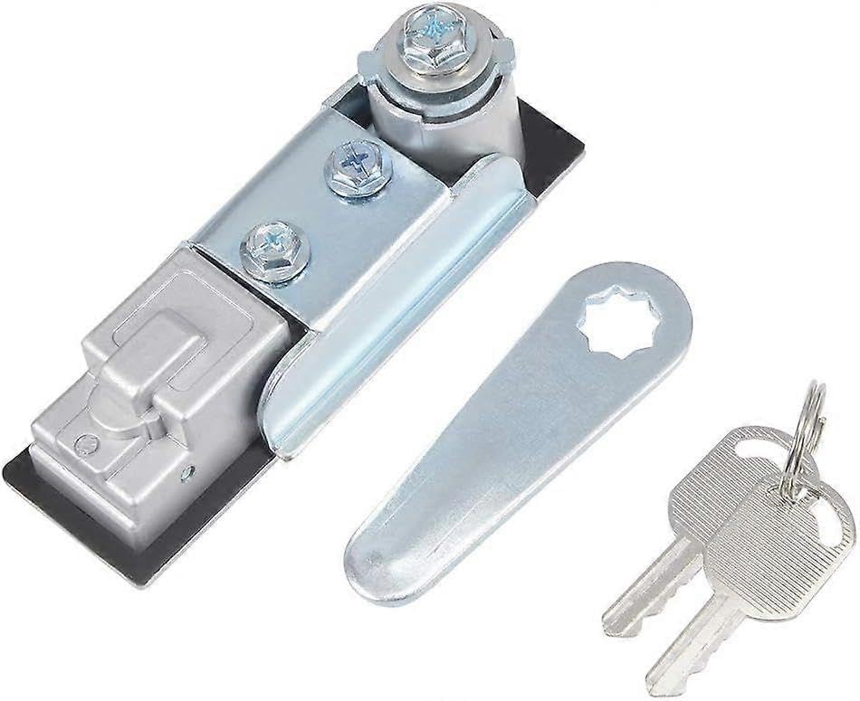 Elektryczny zamek krzywkowy do drzwi szafki, pasuje do panelu o grubości 3 mm, typ wciskany