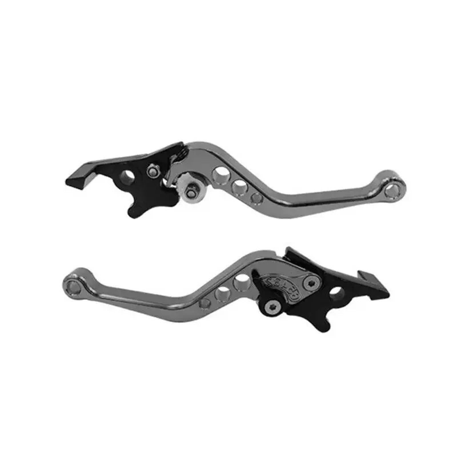 TONFVXB Brake Grips Motorbike Brake Levers Disc Brake Lever Left Drum Clutch Adjustable 6X CNC Universal Hand Fit for Motorbike Scooters Bike GY6 125(Titanium)