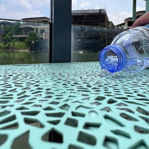 Table suspendue de balcon réglable et pliante pour optimiser l'espace