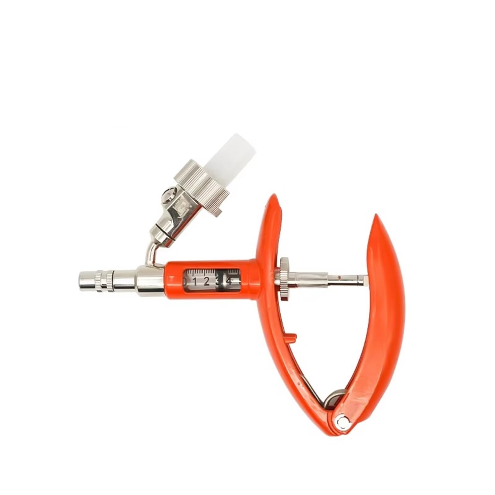 Dispositivo De DosificacióN Continua Jeringa Continua De 2ml/5ml Inyección Automática Para Cerdo Pollo Y Oveja Para Vacuna Equipo Veterinario(5ML)