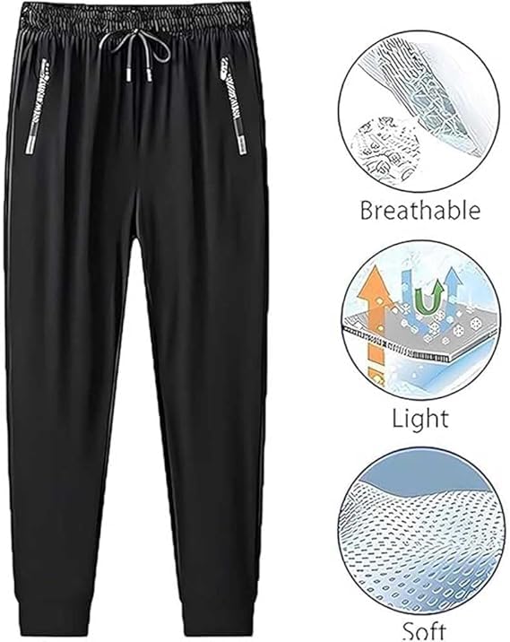 Beeswan Stretch Active Pants for Women Over 50 Ultra Stretchy Breathable Casual Pants Plus Size High Waist Trousers2