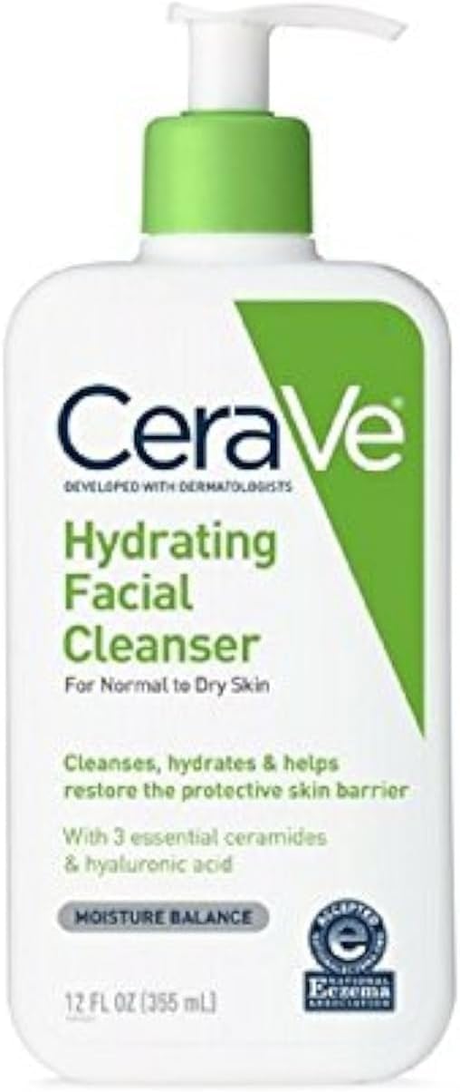 CeraVe Hydrating Facial Cleanser for Daily Face Washing