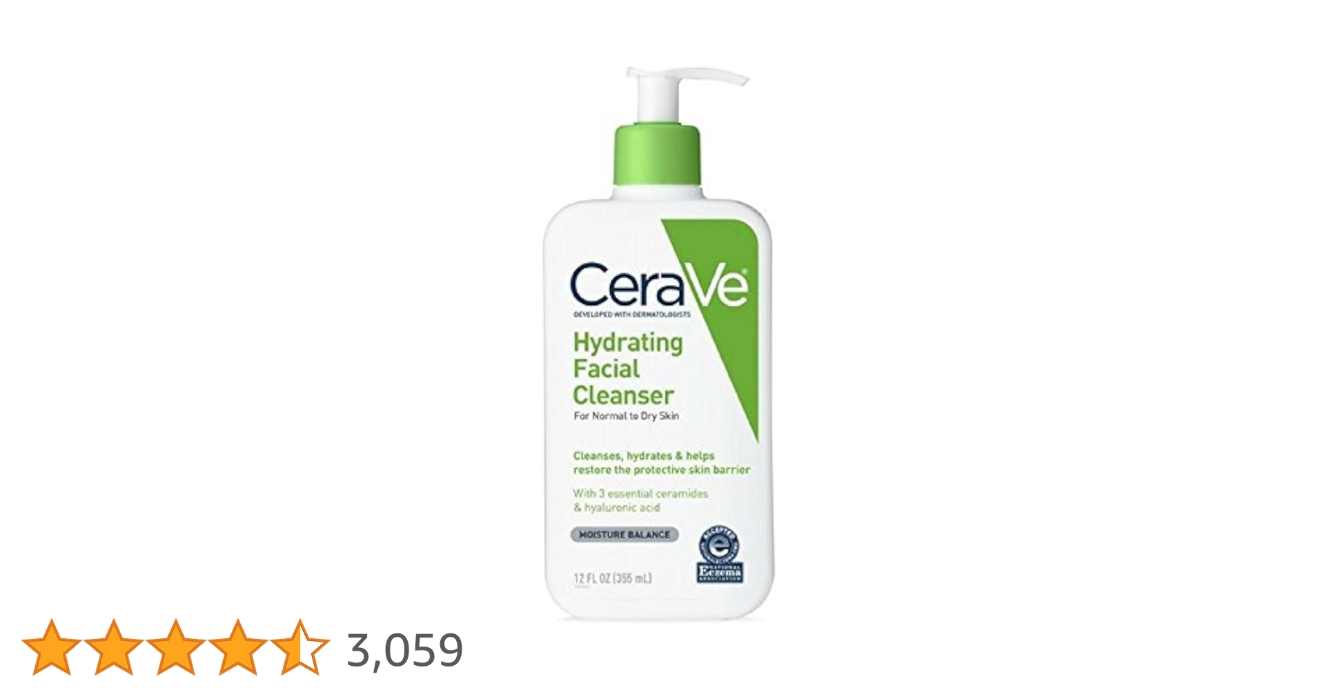 Amazon.co.jp: CeraVe Hydrating Cleanser, 12 oz. : ビューティー