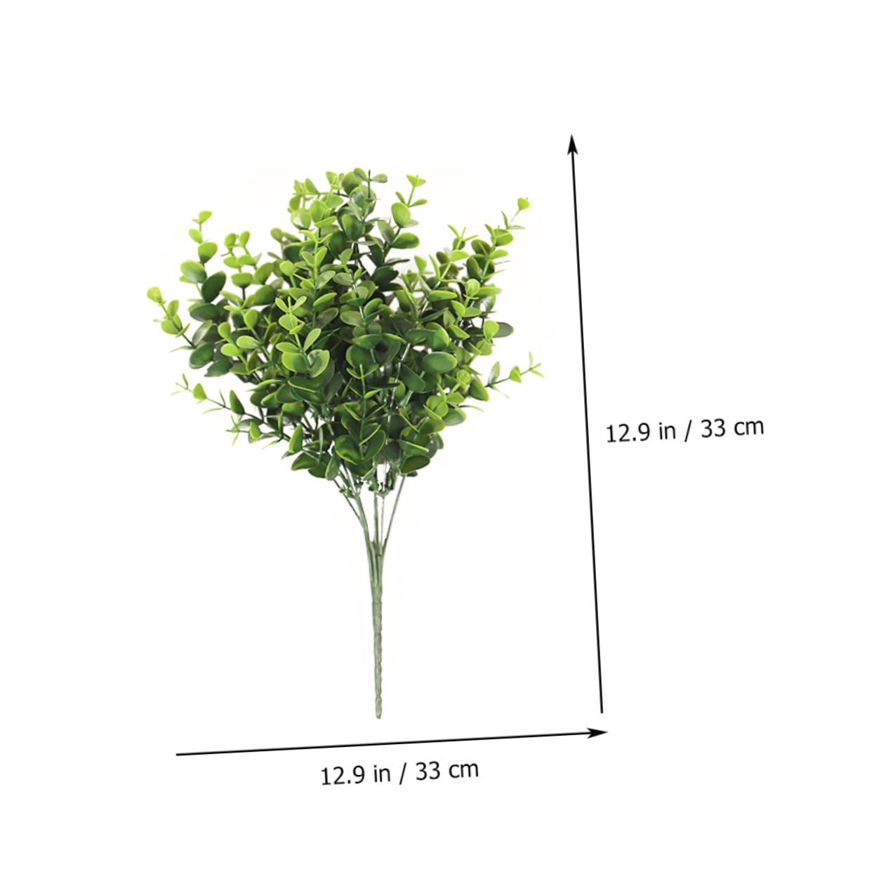 Alipis 4 Sets Künstliche Eukalyptusstiele Box-eukalyptus-wanddekoration Grünpflanzenstiele Für Bastelblumen Dekorationen 2 Stück * 4