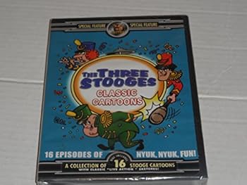 DVD Three Stooges Classic Cartoons Book