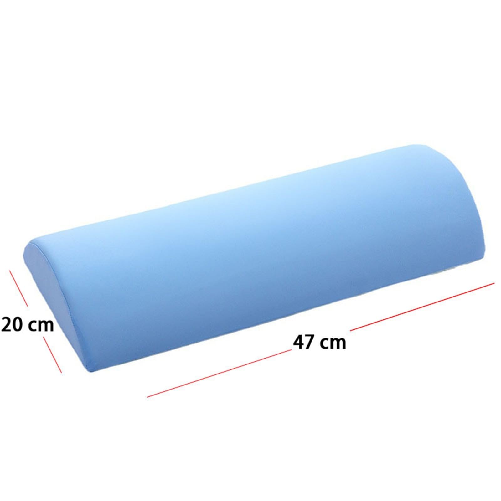 Moon - Almohada para tobillo y rodilla, relleno de espuma viscoelástica para piernas, rodillas, espalda baja, oficina, hogar, viajes (azul oscuro)